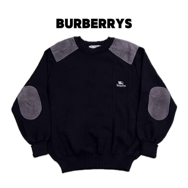 (M) 버버리 코만도 울 라운드 니트