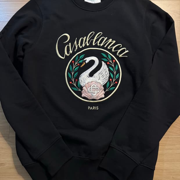 카사블랑카 스완 맨투맨 L