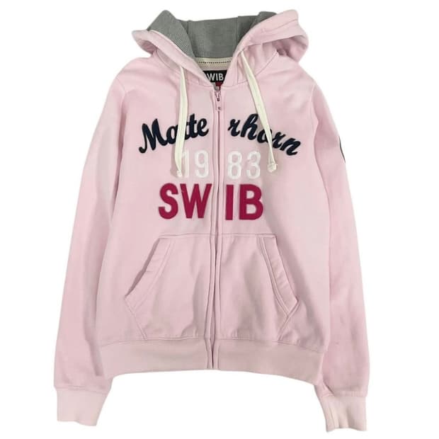 연핑크 후드집업 빈티지 후집