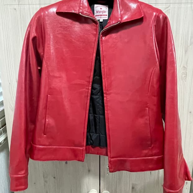 랭글러 우먼 가죽자켓 M