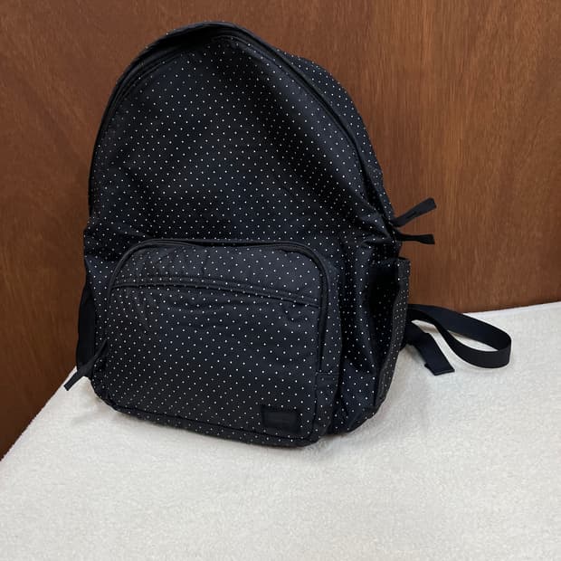 PORTER 포터 도트 백팩 블랙