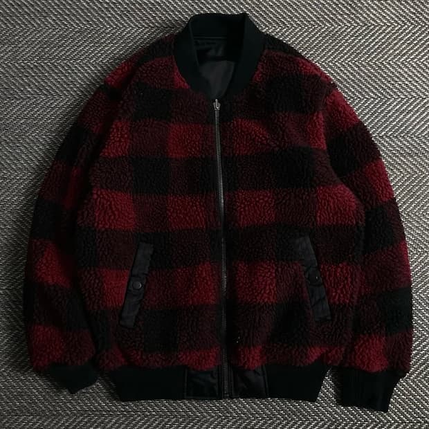 지프 리버시블 후리스 항공 점퍼o 4221