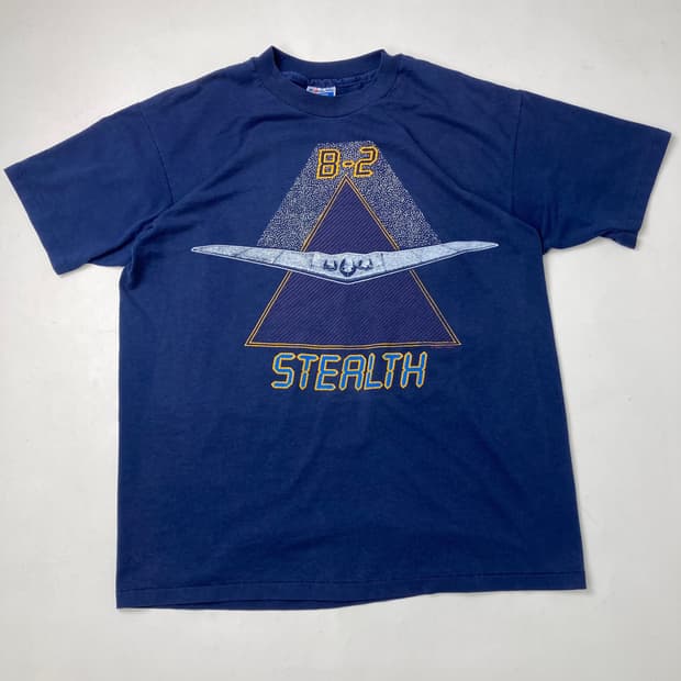 90s Single Stitched Tee (navy)