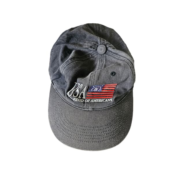 NAUGHTY SAVAGE_USA 6 panel cap NAVY