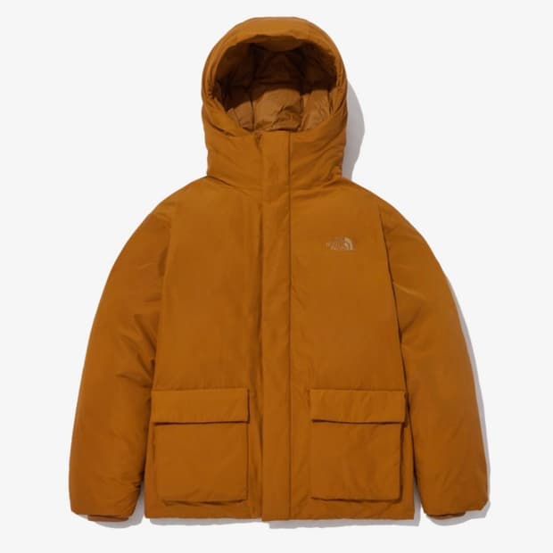 노스페이스 프레이즈 구스 다운 패딩 자켓 카멜