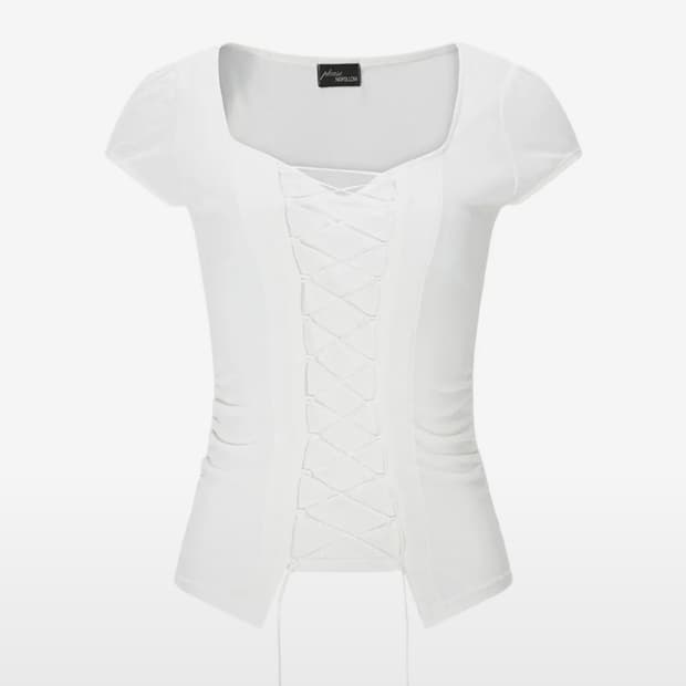Heren Corset Short Sleeve Top