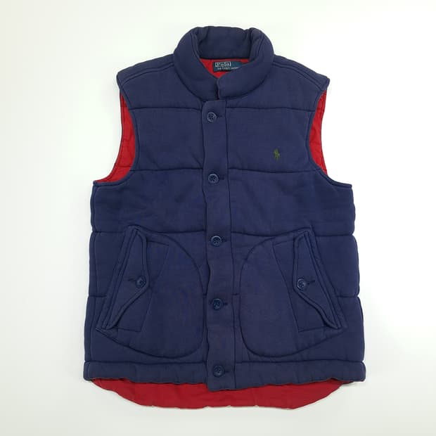 CN961 M 폴로 랄프로렌 네이비 패딩 조끼 베스트