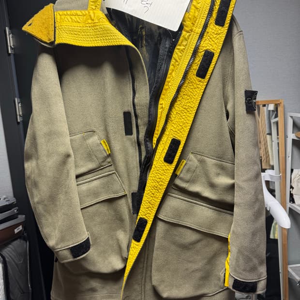 스톤아일랜드 맨메이드 스웨이드 M(100-105)