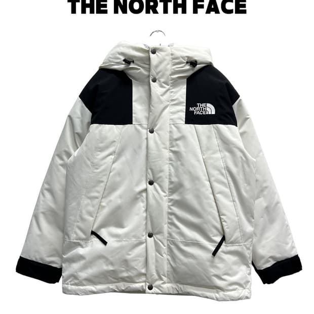 노스페이스 마운틴 구스다운 자켓 화이트