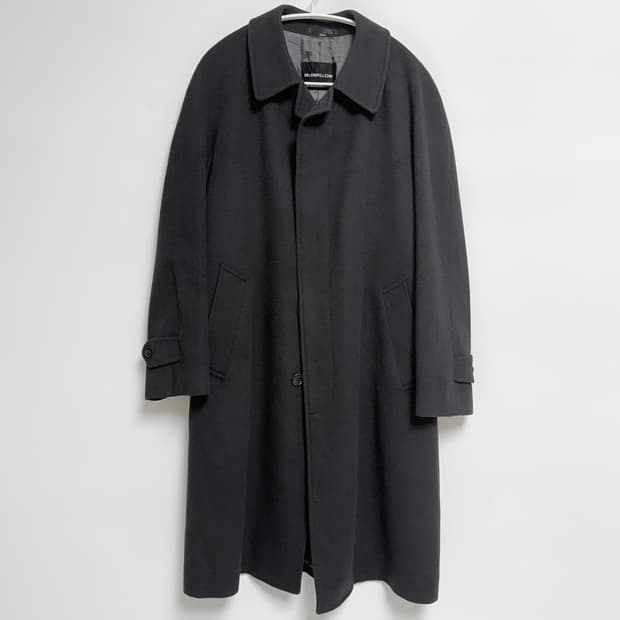[캐시미어 100%] 블랙 롱 남성 코트