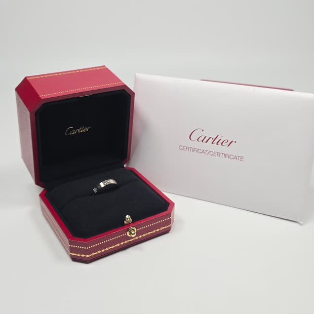 까르띠에 스몰 러브링 반지 ( Au750 )( 10호 )
