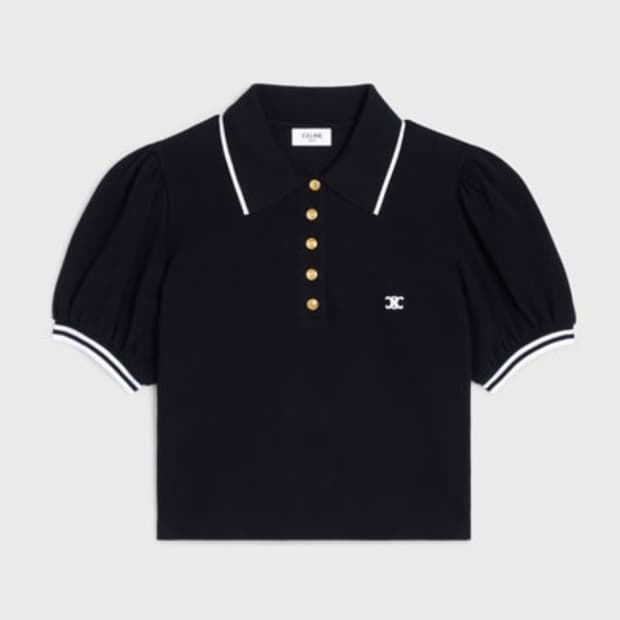정품)급처상태좋음!셀린느 트리옹프 어깨셔링 PK 폴로티 카라티셔츠