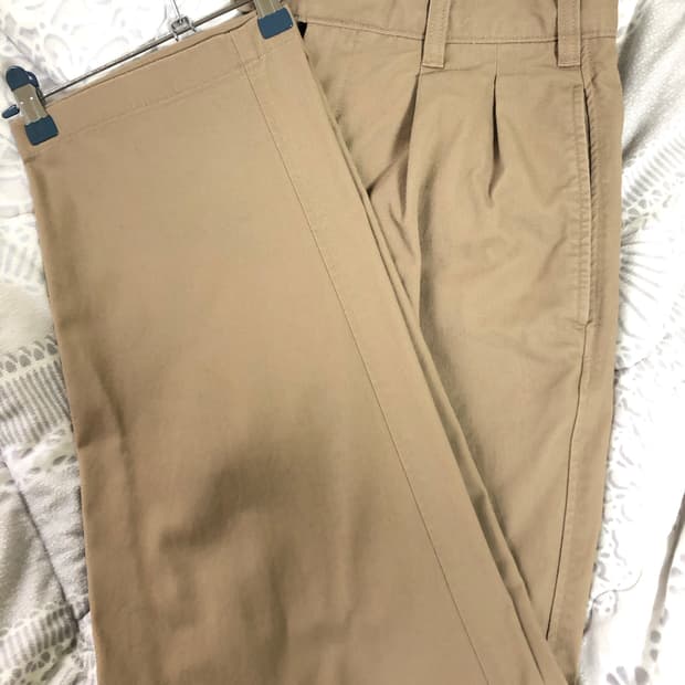 유니클로 u 와이드핏 치노팬츠