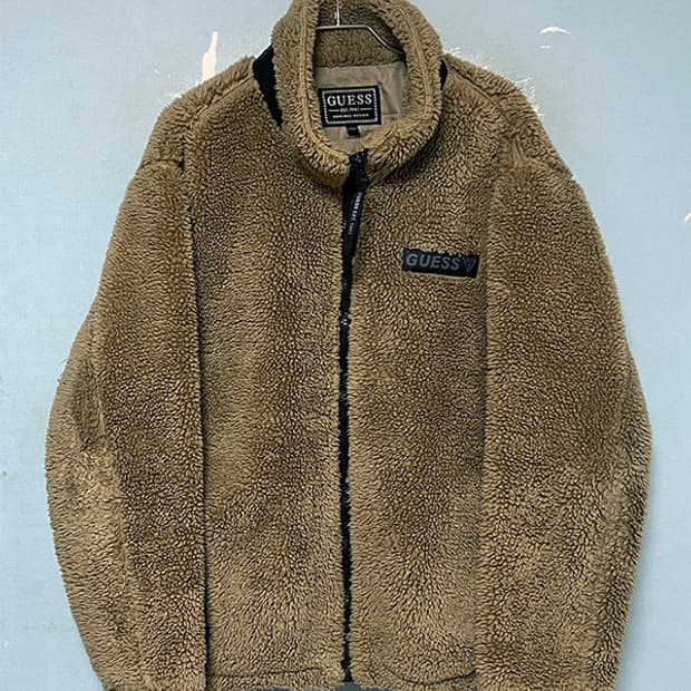 GUESS 게스 남자 후리스점퍼 뽀글이 캐주얼 L 100