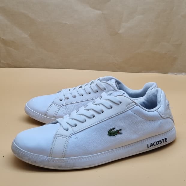 라코스테 여성가죽 스니커즈37 235