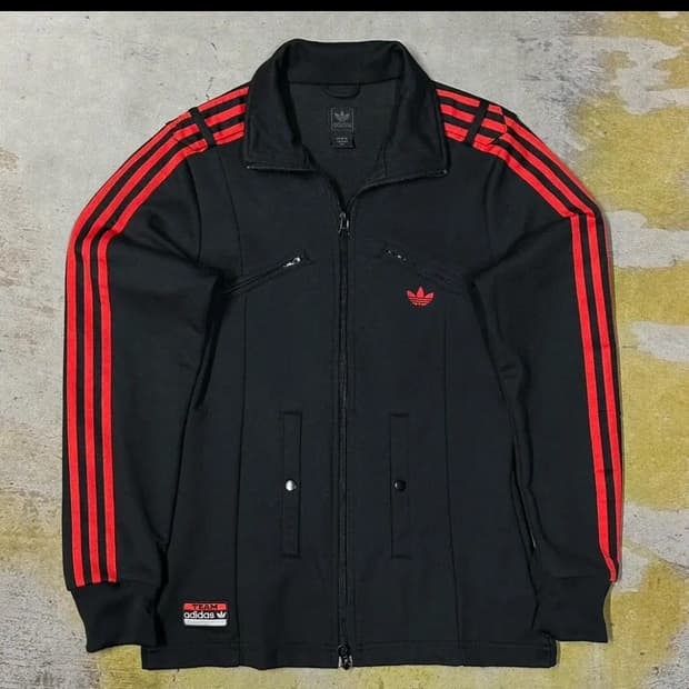 아디다스 빅로고 트레포일 트랙탑져지