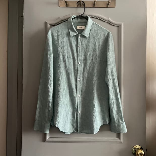 타임 옴므 린넨 셔츠 105사이즈