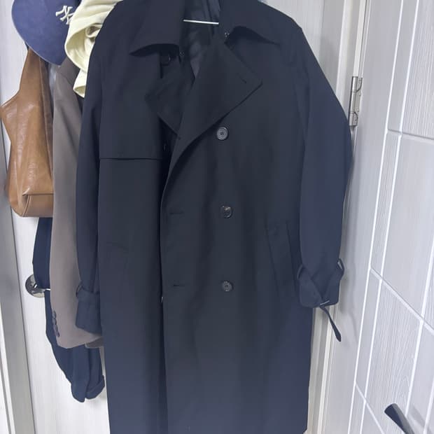 무신사 울 블랜드 오버 트렌치코트  L