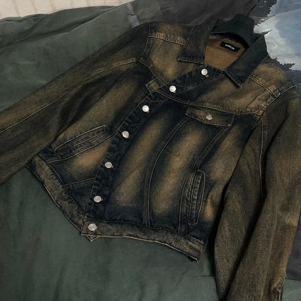 Egnon lab 드스트레이드 데님 자켓m