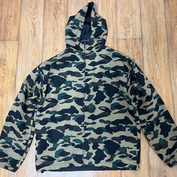 베이프 빈티지 리버시블 바람막이