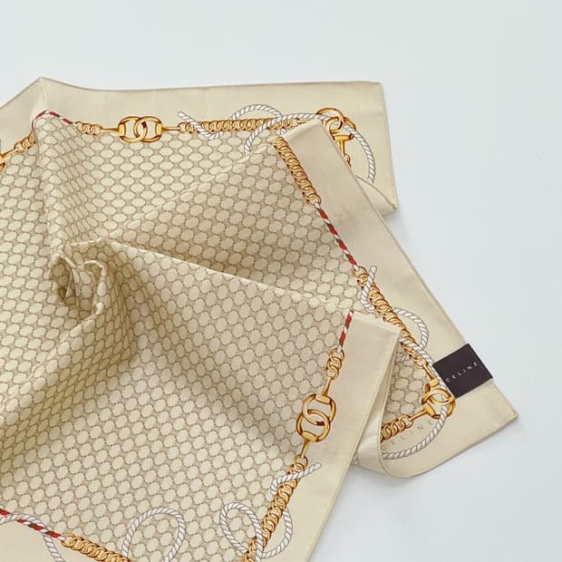 (새상품) celine / 셀린느 쁘띠스카프 손수건