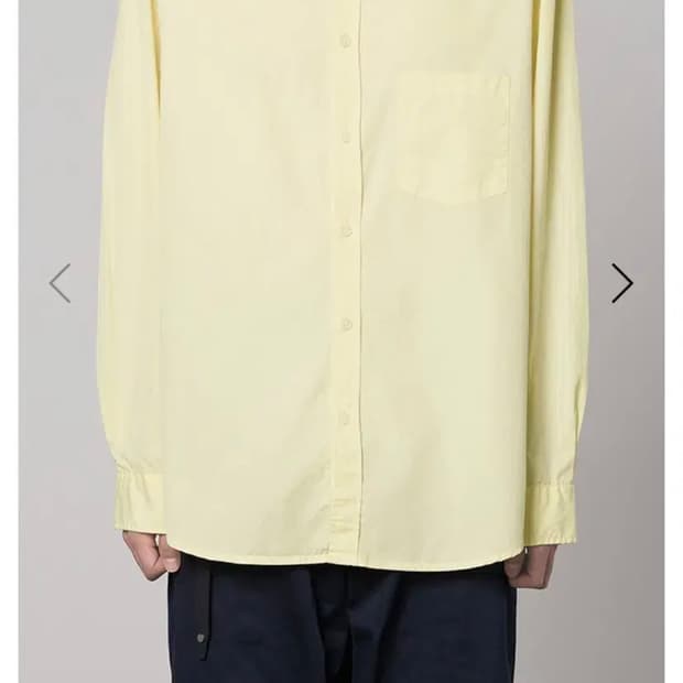 [1] 이얼즈어고 재팬 수피마 포이카 셔츠 레몬