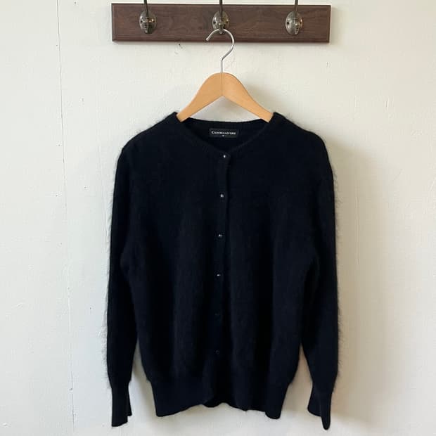 CADORNAFI’ORE 앙고라 블랙 가디건