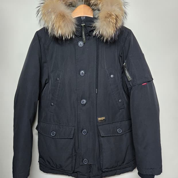 커버낫 구스 패딩 블랙 S