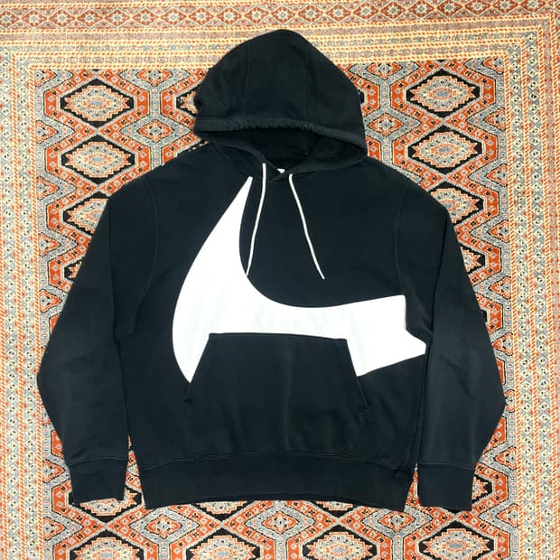 나이키 빅 스우시 블랙 후드티셔츠 남성XXL