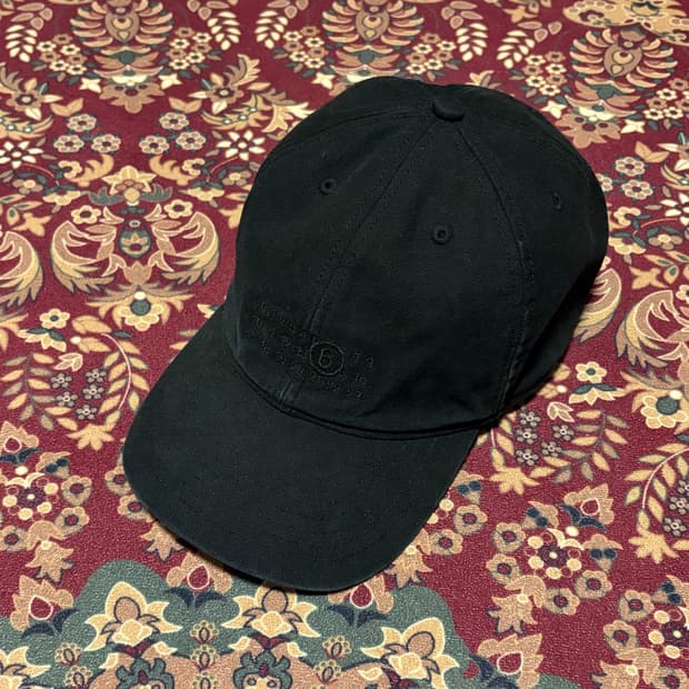 [L] MM6 메종 마르지엘라 빈티지 워싱 볼캡 모자