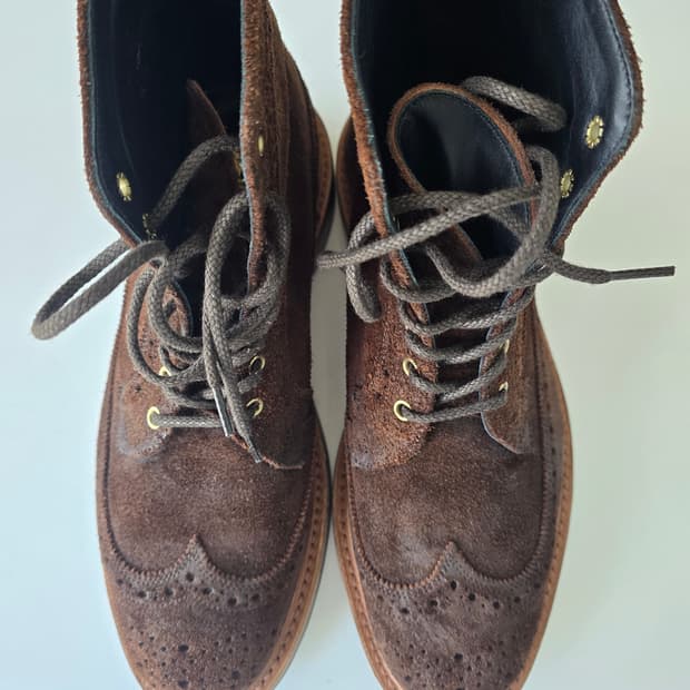 트리커즈 Ridge Waxed Suede Golosh Boots