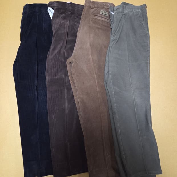 골덴바지 4벌 일괄
