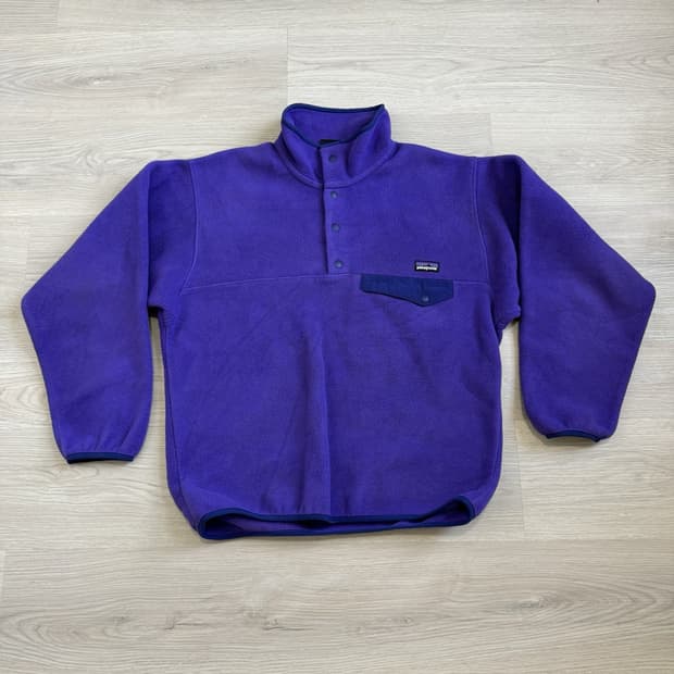 10FW 파타고니아 신칠라 스냅-T 퍼플/네이비