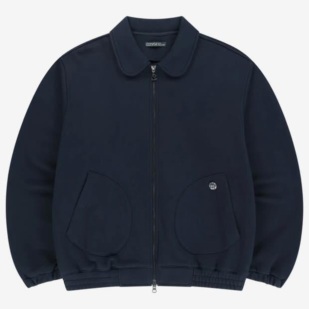 코이세이오 038 ROUND TRACK ZIP-UP NAVY