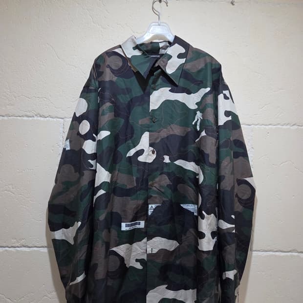 강혁 에어백 패치드 카모플라쥬 셔츠 새상품