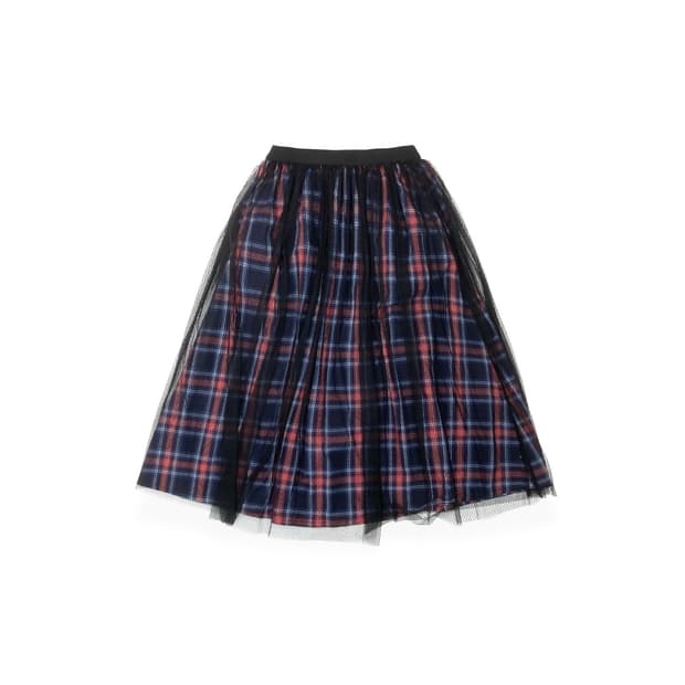 Ray beams tulle skirt