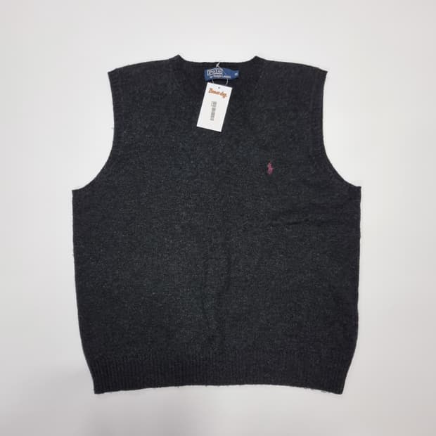 폴로 니트 조끼 