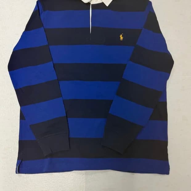 Polo 스트라이프 럭비티 L siz