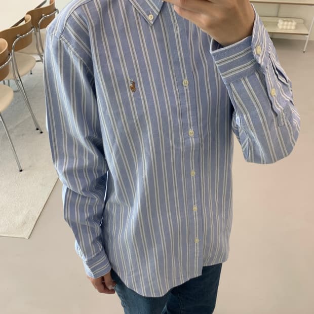 폴로 랄프로렌 보이즈 스트라이프 셔츠 XL(18-20)