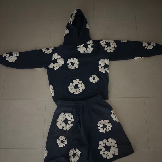 데님티어스 후드 셋업