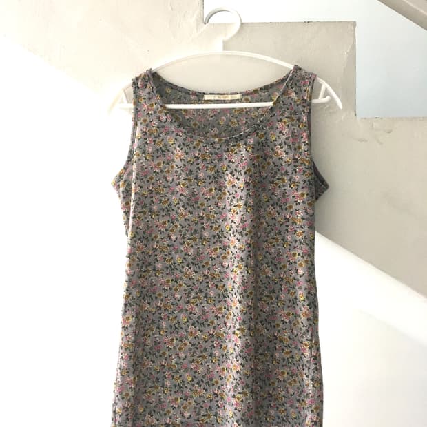 jpn vintage sora grey mori floral sleeve