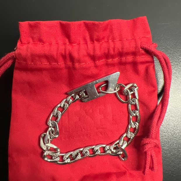 디젤 실버 체인 팔찌