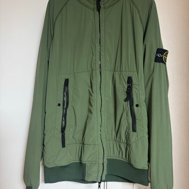 Stone Island 패널 믹스 후드집업