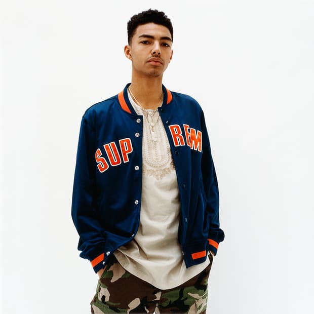 15SS 슈프림 메쉬 바시티 자켓