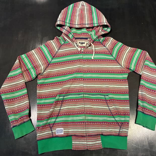 M) FUBU 후부 에스닉 후드 집업