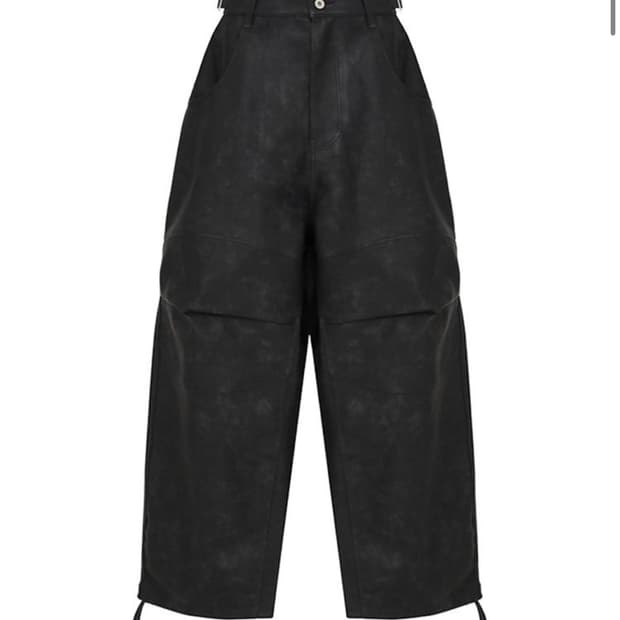 L) MJD X KOIN SEOUL ECO LEATHER PANTS
