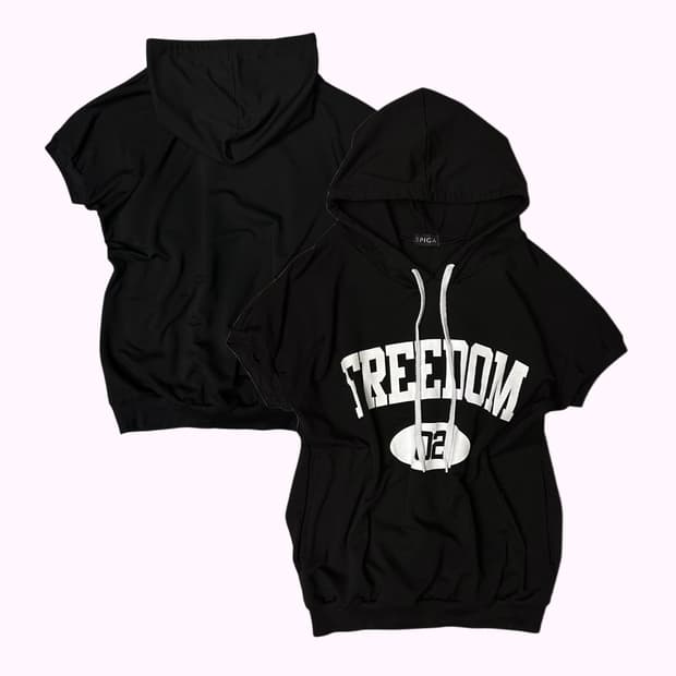 SPIGA freedom short hood t-shirt