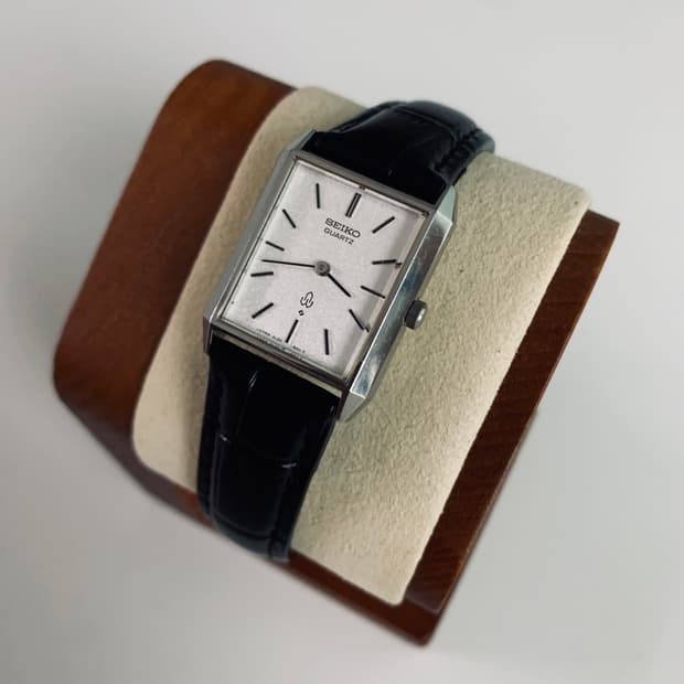 세이코 Seiko 쿼츠 탱크 타입 원