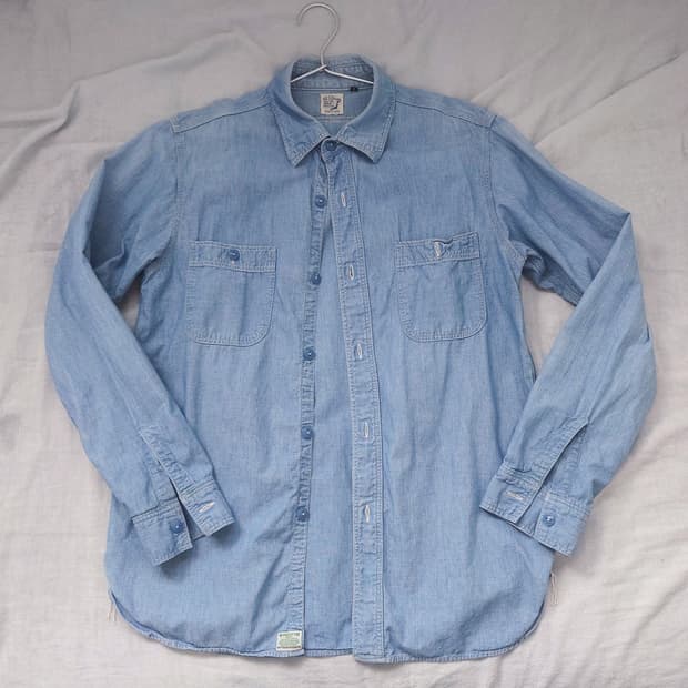 오어슬로우 샴브레이 셔츠 size2