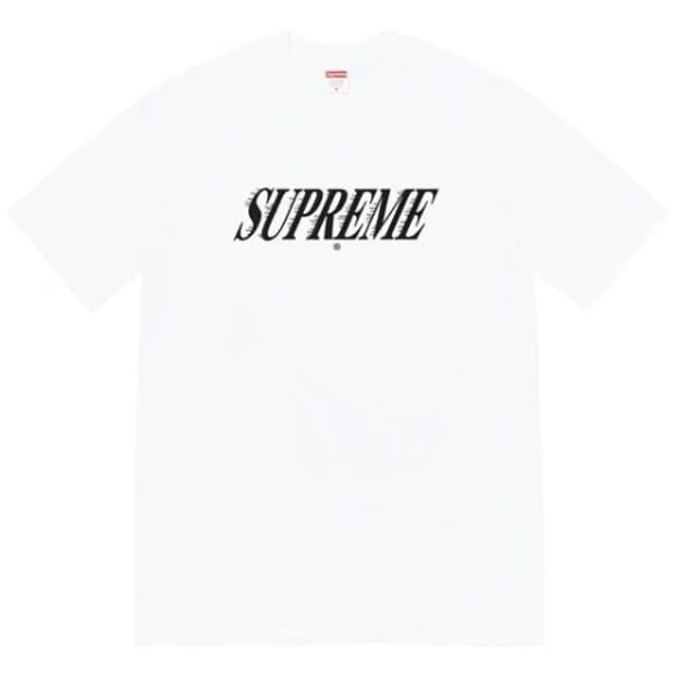 슈프림 슬랩 샷 티셔츠 화이트 L